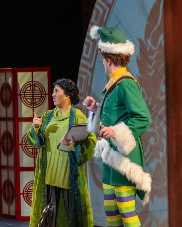 Waitress in Elf @ MTWichita